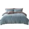 Conjunto de Cuatro Piezas de Forro Polar para Bebé de Alto Gramaje Clase A Estilo Minimalista Color Sólido Bicolor Dormir Desnudo Antiestático Forro Polar para Bebé Conjunto Cálido