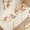 Mantel para Mesa de Gabinete de TV Estilo Francés, Sensación de Lujo Ligero de Gama Alta, Mantel Largo, Tapete Protector para Encimera de Aparador, Tela Protectora para Gabinete y Zapatero