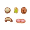 Mini Estéreo Comida de Nueces Juguete Dibujo Animado Hecho a Mano Accesorios para Joyería DIY Pegamento de Crema Resina Accesorios Pequeños Material para Pasador de Pelo