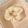 Scrunchie de rede de renda de bolinhas novo estilo coreano com um toque vintage e sofisticado, adequado para rabos de cavalo, um acessório de cabelo para meninas