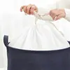 Cesta de lavandería plegable para el hogar, bolsa de almacenamiento de gran capacidad para estudiantes, adecuada para ropa de cama y ropa, bolsa de embalaje a prueba de humedad, hecha de tela