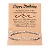 Pulsera Ajustable con Forma de Ola de Acero Inoxidable con Perlas, Estilo Europeo y Americano, Pulsera de Regalo de Cumpleaños, Exquisita y Compacta