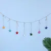 Corda de Cânhamo Decorativa DIY Mediterrânea Pequeno Pingente Criativo Mini Decoração de Parede Acessórios Feitos à Mão Barco de Pesca Âncora Pingente para Jardim de Infância