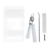 Nuevos Cortaúñas Ultraafilados para Uñas Gruesas, Tijeras para Uñas Anguladas tipo Pájaro Carpintero, Set de Herramientas para Manicura y Corte de Uñas
