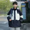 Ropa de Carga a Prueba de Tres Elementos Estilo Americano High Street para Hombre Chaqueta Funcional para Exteriores de Montaña Ropa de Trabajo Moda Otoñal Marca Chaqueta de Bloques de Color Retro