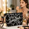 Amazon en stock Material de Buceo Bolsa de Lavado de Almacenamiento Impermeable Rayada Estampada Bolsa de Viaje Portátil de Mano Bolsa de Cosméticos