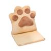 Cojín de una pieza con forma de garra de gato de dibujos animados, extraíble y lavable, de doble propósito, para silla de oficina, cojín de asiento, cojín de respaldo, extraíble
