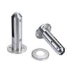 Acessórios de hardware de clipe de piscina 304 Clipe de coluna de cerca de vidro de aço inoxidável Clipe de fixação de vidro de piso de abertura livre