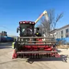 Cosechadora de Trigo y Arroz Tipo Oruga Wode de 135 HP Totalmente Alimentada, Cosechadora de Doble Propósito para Condiciones Secas y Húmedas