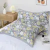 Toalla de almohada de algodón de gasa gruesa de ocho capas 52 cm * 78 cm suave toalla de almohada para pareja de caramelo toalla de almohada de dibujos animados cama