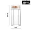 Botella Hexagonal Nido de Pájaro con Tapa 50ml Resistente a Altas Temperaturas Cocina Sellada Botella de Vidrio Goma de Flor Instantánea Goma de Pescado Botella de Miel
