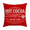 Funda de Cojín Navideña Amazon Transfronterizo Estilo Nórdico Decoración de Sofá Navideña Funda de Cojín Imitación Lino Funda de Almohada Navideña