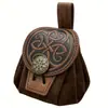 Bolsa de Disco Medieval Estilo Vikingo Escandinavo Accesorios Retro de Cosplay Amazon Temu Estilo Caliente Transfronterizo