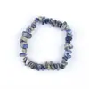 Pulsera de Grava de Cristal Natural Xiyin Transfronteriza de Amazon Ágata Jade Pulsera de Piedra Irregular Joyería al por Mayor