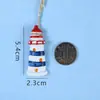 Cuerda de cáñamo decorativa DIY mediterránea Colgante pequeño Decoración de pared mini creativa Accesorios hechos a mano Ancla de barco de pesca Colgante para jardín de infantes
