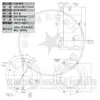 Anillo rozante central de 1 división 2 entradas/2 salidas interfaz G1-8 adaptador de anillo guía de aire giratorio 360 grados