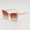 Óculos de Sol 2026 Armação Grande Gatinho Emagrecedor Luxuosos Minimalistas High-End Moda Estiloso Street Style