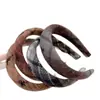 Diadema de Peluche con Lazo para Otoño e Invierno, Tocado Francés Retro de Gama Alta, Pinza Antideslizante para el Cabello de la Parte Alta de la Cabeza para Mujeres
