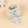 Toalla triangular de algodón para bebé toalla para recién nacido anti-escupir leche agua saliva toalla para bebé niño y niña babero de algodón toalla base para babero