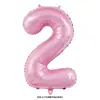 Globos Digitales de Papel de Aluminio Tamaño Mediano Versión Americana de 32 pulgadas, Dorado, Plateado, Oro Rosa Degradado Globos Digitales de Papel de Aluminio Al Por Mayor