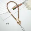 Nueva correa de muñeca larga de cristal de venta caliente transfronteriza, correa corta de teléfono con diamantes de imitación, llavero de moda