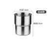Copo de café de aço inoxidável 304 copo 300ml doméstico alto valor de cor camping ao ar livre copo portátil caneca
