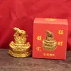 Doze Ornamentos Giratórios de Yuanbao do Zodíaco, Artesanato Atrator de Fortuna, Presentes de Inauguração para Escritório em Casa Atacado