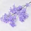 Venta al por Mayor Transfronteriza Flor Artificial de Flor de Cerezo Decoración Flor de Boda Hogar Cifrado Cruz Flor Lila Hogar Adornos de Decoración Floral