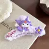 Accesorios para el Cabello de Dibujos Animados Sanrio Pasador de Peluche Pasador Lindo Pasador de Cabello Pinza de Tiburón para el Cabello Trasera de la Cabeza Pasador Grande