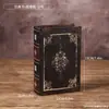 Novo Livro de Simulação de Madeira Decoração Retrô Europeia Caixa de Armazenamento de Livro Falso Livro Mágico Estante Retrô Caixa Decorativa de Livro