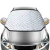 Parasol para coche, protección solar, aislamiento térmico, cortina bloqueadora de sol, cubierta para parabrisas delantero de coche, sombrilla de media cubierta, protección contra la nieve, protección contra la escarcha