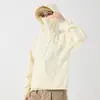 Roupa de Proteção Solar Estilo Montanha para Mulheres, Jaqueta Curta de Proteção Solar para Homens, Jaqueta Leve para Exterior, Jaqueta Anti-UV com Logo Personalizado