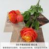 3 cabeças flocando buquê de simulação Loulian hotel casa mesa floral rosa Loulian flor decorativa flor falsa de alta qualidade