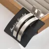 Conjunto de Grampos de Cabelo He Ming Estilo Coreano Simples Metal Geométrico Grampo de Cabelo Presilha Bico de Pato Moda Lateral Presilha de Cabelo