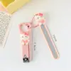 Cortauñas de Gatito Lindo de Dibujos Animados Lima de Uñas Portátil Set de Cortauñas Tijeras de Uñas de Alto Valor Femenino Venta al por Mayor