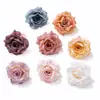 Manualidades Flor de Melocotón Sueño Cabezas de Flores Rosa Flores Artificiales Flores Falsas Plantas Verdes Venta al por Mayor Decoración Estilo Ins Celebración de Boda Transfronteriza