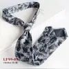 Gravata Impressa Estilo Retro Hong Kong 8cm Amarrada à Mão para Casamento Masculino, Apresentação, Uso Diário, Acessórios para Terno Formal
