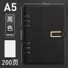 Cuaderno de Hojas Sueltas A5 Engrosado Cubierto de Cuero para Negocios Bloc de Notas Antideslizante B5 Cuaderno de Núcleo Reemplazable para Oficina Logo Personalizado