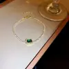 Popular en Xiaohongshu: Pulsera Geométrica con Cadena de Tirar, Lujosa y de Alta Gama, Ultra Brillante, Moderna y Versátil, Joyería Elegante al por Mayor