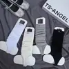 Meias Slouch Populares Ai para Mulheres, Meias de Tricô Estilo Ballet Pretas e Cinzas com Pé, Meias Femininas Emagrecedoras e que Alongam as Pernas