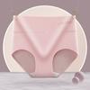 Ropa interior de algodón puro de plástico ligero de cintura alta para mujer, talla grande, cómoda, transpirable, para abdomen y cadera, que no se ajusta a la cadera ni a la entrepierna.