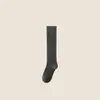 Calcetines Pequeños para Piernas Delgados Ligeramente Compresivos Calcetines Apilados Calcetines de Niño para Otoño e Invierno Hasta la Rodilla Tubo Largo Calcetines de Algodón a Juego de Colores Espesos Tubo Alto Calcetines para Muslo