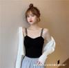 2023 primavera e verão novo strass quente beleza volta diamante-embutido camisole embrulhado peito moda bottoming sexy outerwear top para a moda feminina
