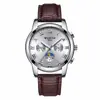 Reloj de Cuarzo para Hombre de Acero Inoxidable, Lujo Ligero, Resistente al Agua, Simple y Versátil, Reloj para Hombre, Suministro Transfronterizo, Fábrica de Origen, Venta al por Mayor y Dropshipping