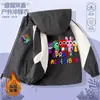 Nova Jaqueta de Roupa com Ritmo Musical Sprunki Outono e Inverno Roupas Infantis para Meninos e Meninas Jaqueta Forrada com Lã 2