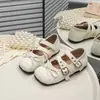 Zapatos de Cuero de Moda para Niñas Estilo Británico Retro 2026 Primavera/Otoño Nuevos Zapatos Individuales de Moda para Niños con Moño y Calados