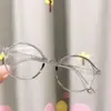 Novos Óculos Antiluz Azul Estilo Coreano para Crianças Armação Colorida em Gel Óculos de Leitura Planos da Moda