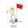 Adornos Decorativos para Pastel de Astronauta, Cohete Brillante, Topper de Planeta para el Primer Cumpleaños del Bebé, Transbordador Espacial, Figura de Astronauta