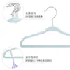 Percha de terciopelo para niños linda percha de terciopelo antideslizante para niños doble uso organizador de armario soporte para ropa palabra al por mayor