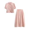 5 de marzo nuevo en stock ~ 2024 primavera y verano nuevo traje de falda con camisa de cuello Su Xiaoli nacional chino